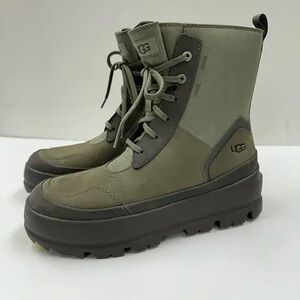 UGG Women's The UGG Lug Moss Green Combat Boots Size 8 NEW